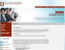 Tablet Screenshot of fgcapitalmarkets.com
